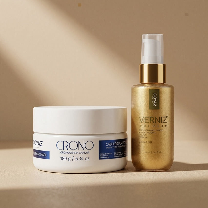 Kit Máscara Hidratação + Verniz Premium