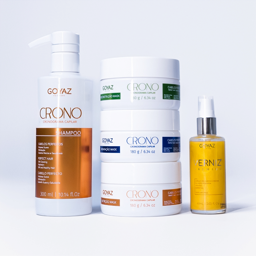 Kit Cronograma Capilar + Verniz Finalizador Premium