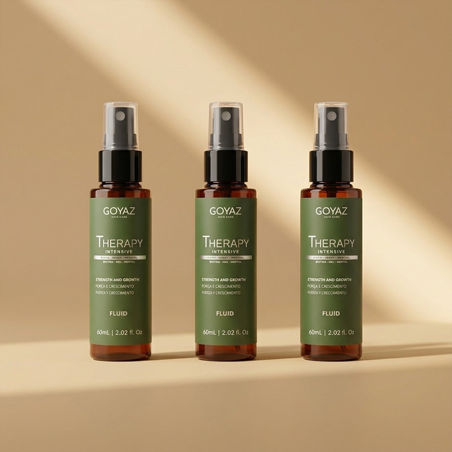 Kit com 3 Tônicos Capilares Therapy
