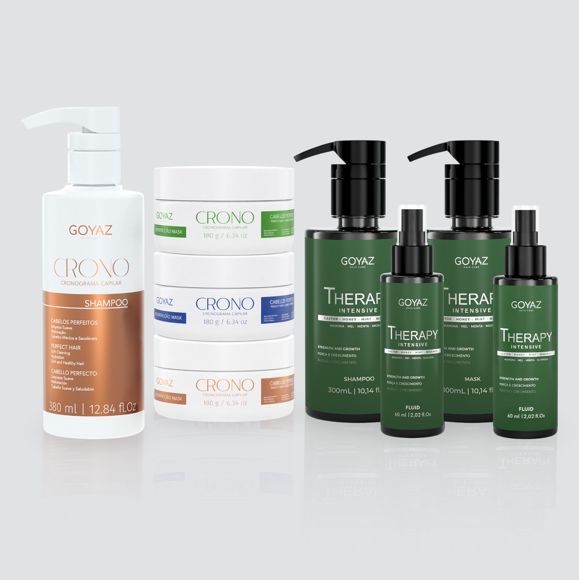 Combo Cronograma + Terapia Intensiva + Tônico Cresce Rápido