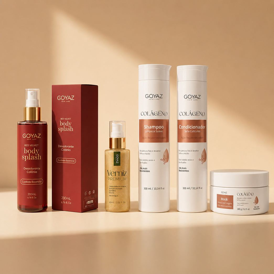 Kit Colágeno+ Verniz + Body Splash