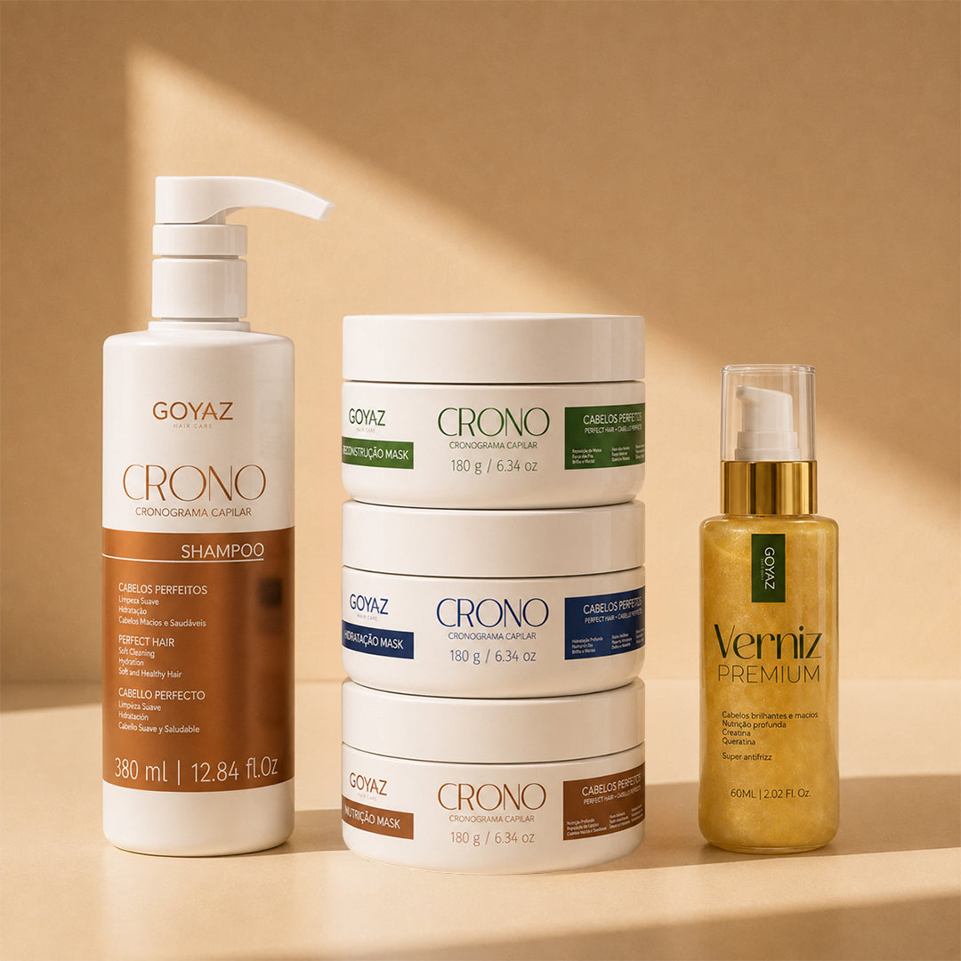 Kit Cronograma Capilar + Verniz Finalizador Premium