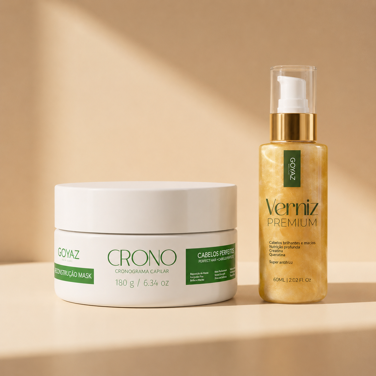 Kit Máscara + Verniz Premium
