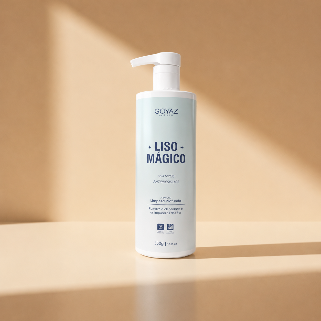 Shampoo Antirresíduos Goyaz Liso Mágico 350ml
