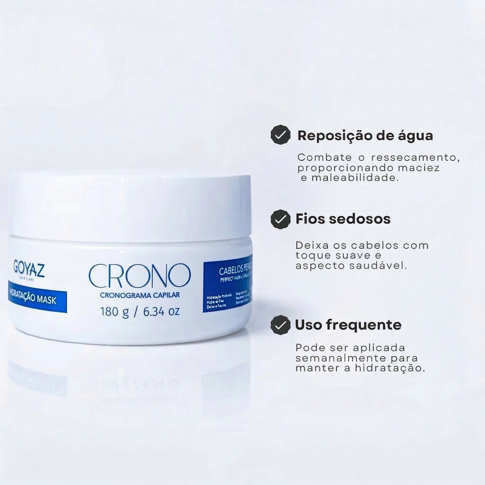 Máscara Capilar Goyaz Crono Hidratação 180g
