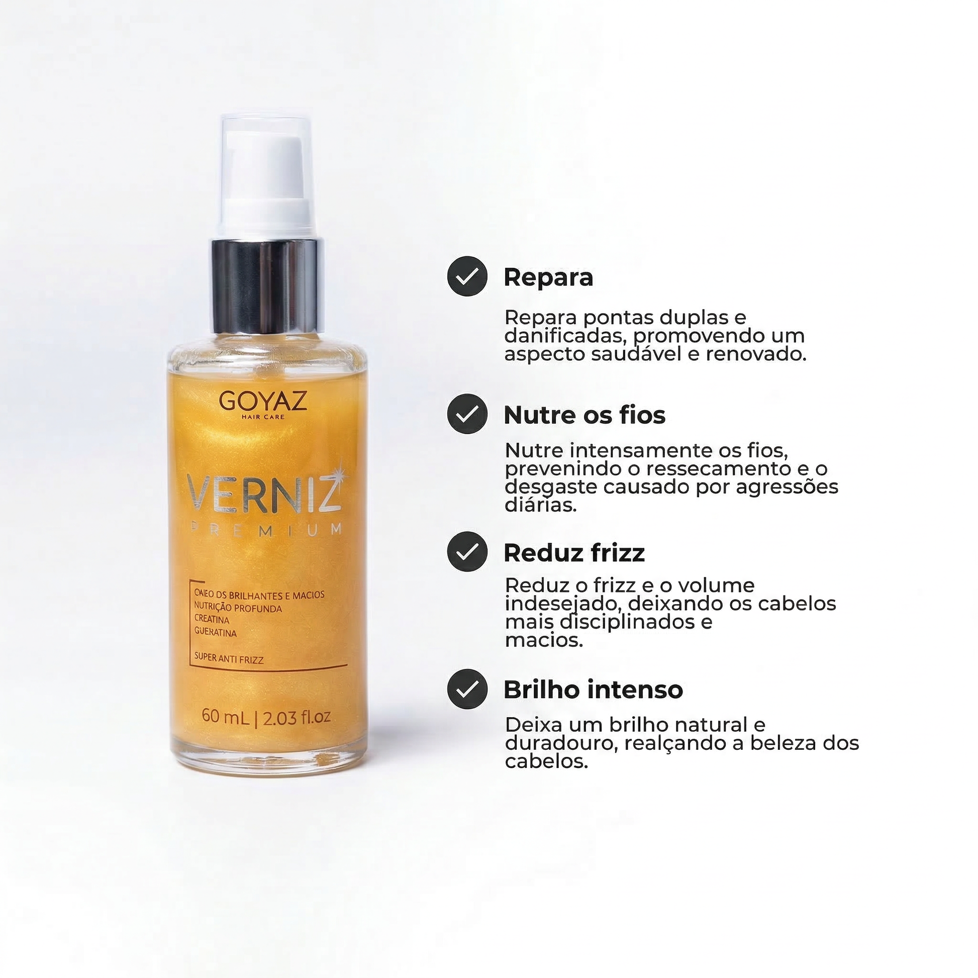 Verniz Premium Anti Frizz 60ml